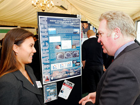 Mike Penning meets local research scientist Sue-Ann Watson, Photo: Frank Dumbleton/SET for Britain Mike Penning meets local research scientist Sue-Ann Watson, Photo: Frank Dumbleton/SET for Britain