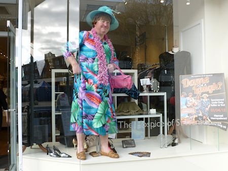 Mike Penning promotes Dame for a Laugh - to raise money for the Hospice of St Francis