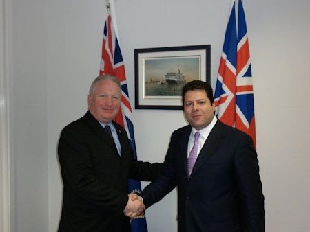 Mike Penning MP meets new Gibraltar Chief Minister Fabian Picardo