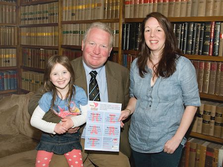 Mike Penning joins Alex and Georgina Smith in backing the Think HEART campaign