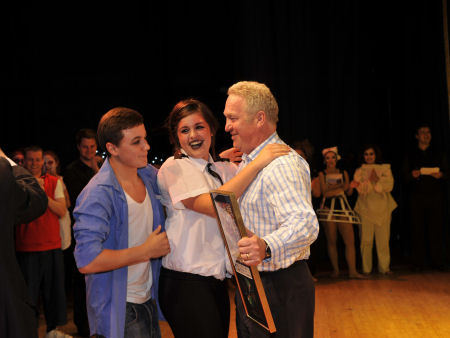UK Rock Challenge: Mike with Hemel Hempstead School, winners of the Southern Region Open Grand Final