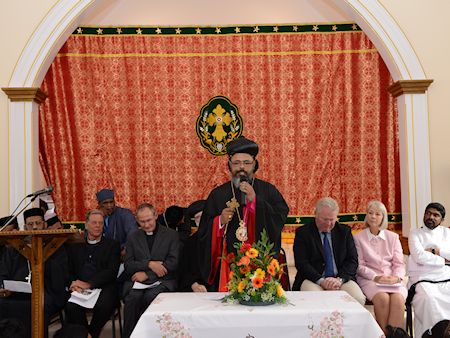 Mike Penning MP attends the inauguration of St Thomas Indian Orthodox Church