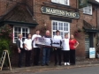 Mike Penning joins Martins Pond landlady Mel Hemmings at fundraiser for Help4Heroes