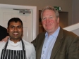 Mike Penning with Master Chef Pandav Mahato at new 'Infinity Restaurant' in Waterhouse Street