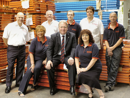 Mike Penning vistis Storax Racking Supplies