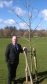 Mike Penning and a tree he recently planted in Gadebridge Park