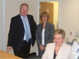 New office opens, Mike with Heather Pollard and Barbara Martindale of Atlantic Business centres, Jan 2006