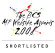 The BCS MP Website Awards 2008 - SHORTLISTED