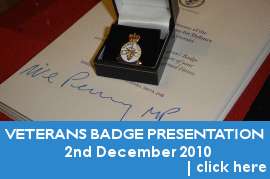 Click here for photos of Veterans Badge Presentation